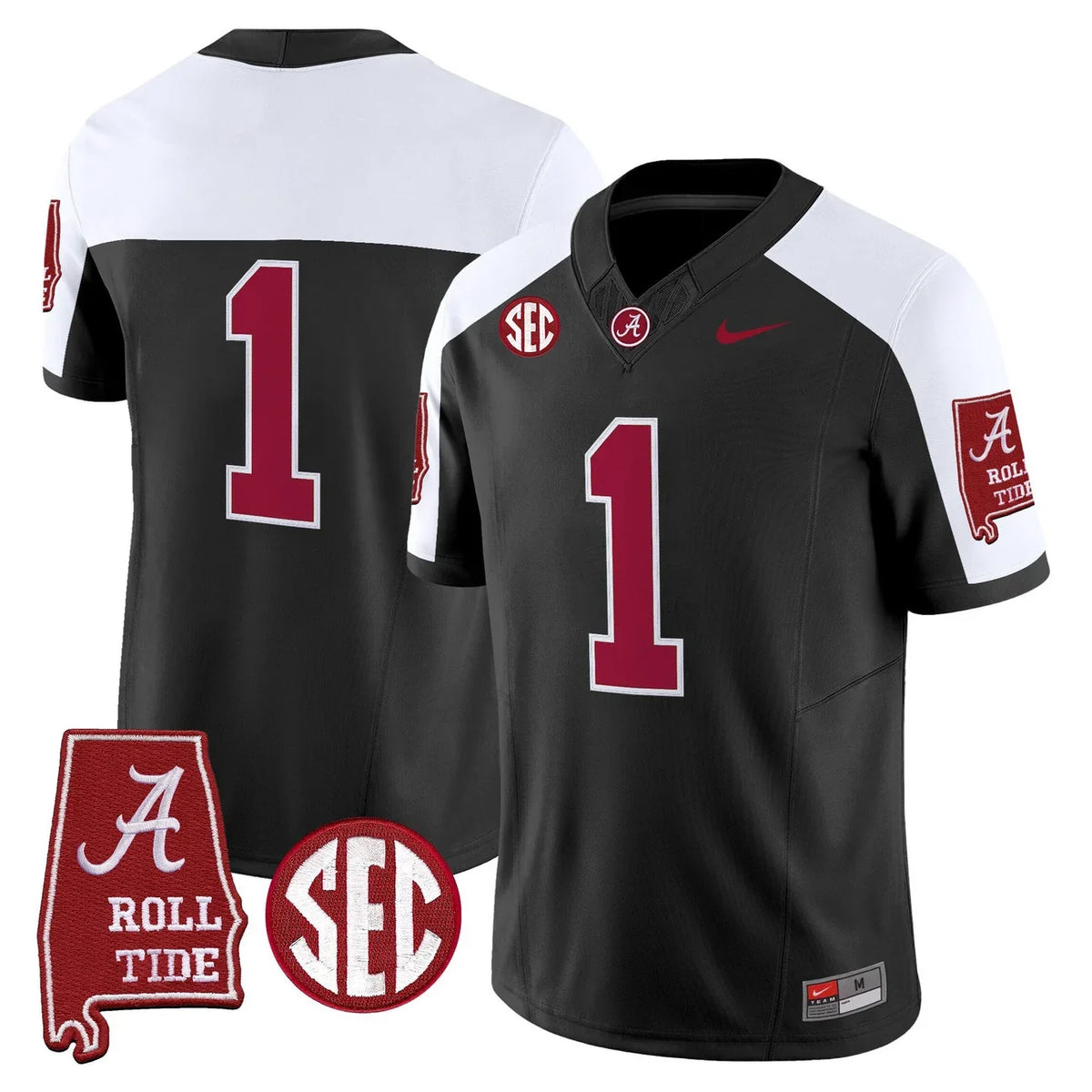Men's Alabama Crimson Tide 2026 Football Jersey - Alabama Map - All Stitched