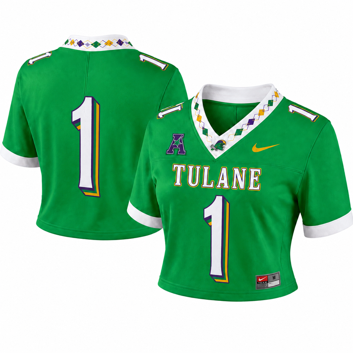 Women's Tulane Green Wave Cropped Jersey