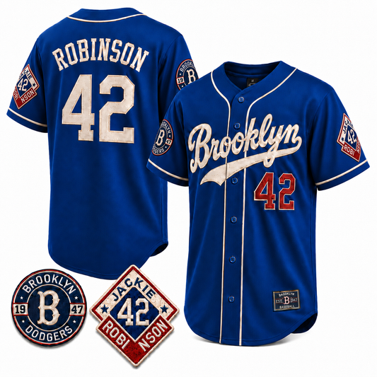 42 Jackie Robinson Legacy Heritage Baseball Jersey - All Stitched