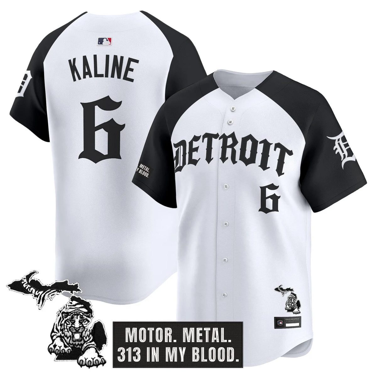 Detroit Tigers 'Old English Edition' Vapor Premier Limited Jersey - All Stitched - Alternate