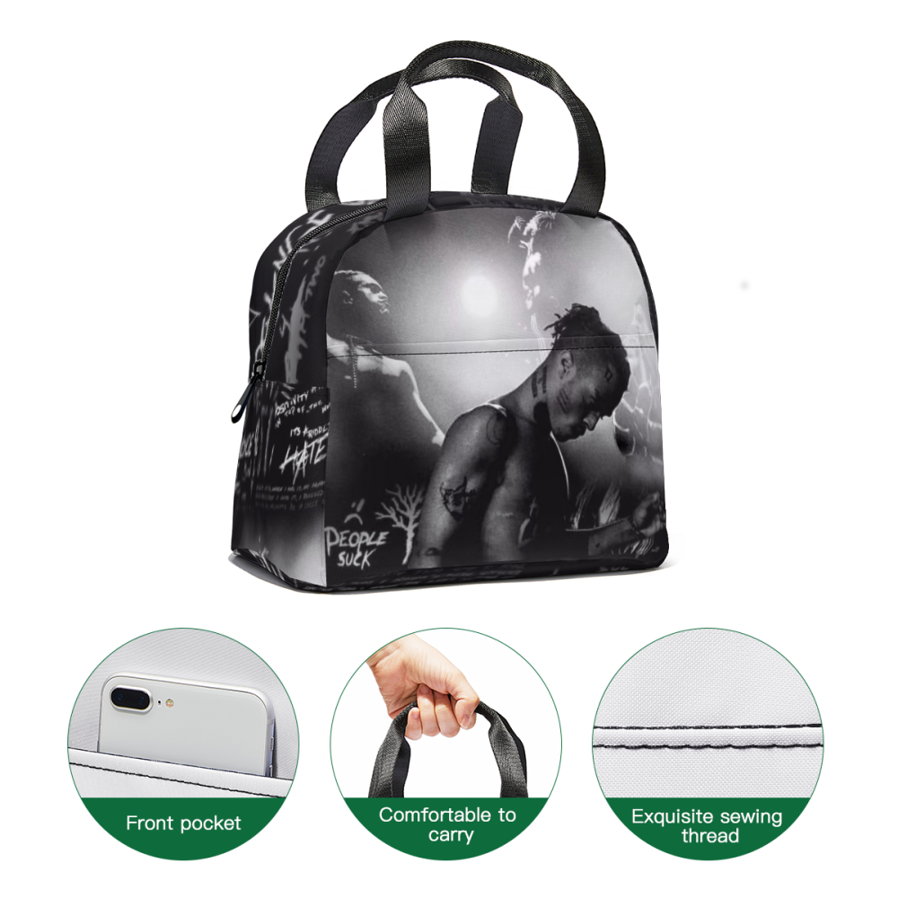 Back To School-XXXTENTACION Custom Backpack+Lunch Bag+Pencil Case+Mug Box - Coieh