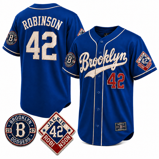 42 Jackie Robinson Legacy Heritage Baseball Jersey - All Stitched