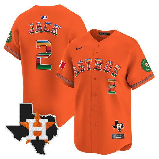 mens astros mexico texas patch vapor premier jersey in orange