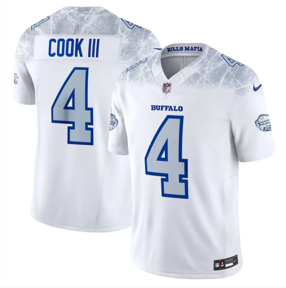 Buffalo Bills White 2025 Rivalries Collection Limited Jersey