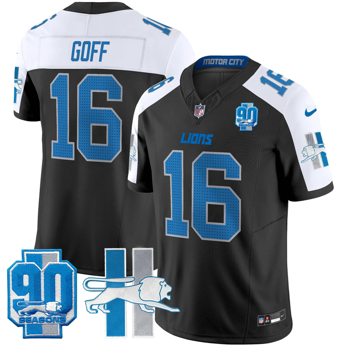 Men's Detroit Lions 1946 Throwback Vapor Limited Jersey - All Stitched