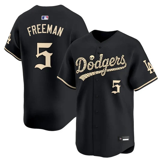 Los Angeles Dodgers Halloween Mummy Edition Stitched Jersey
