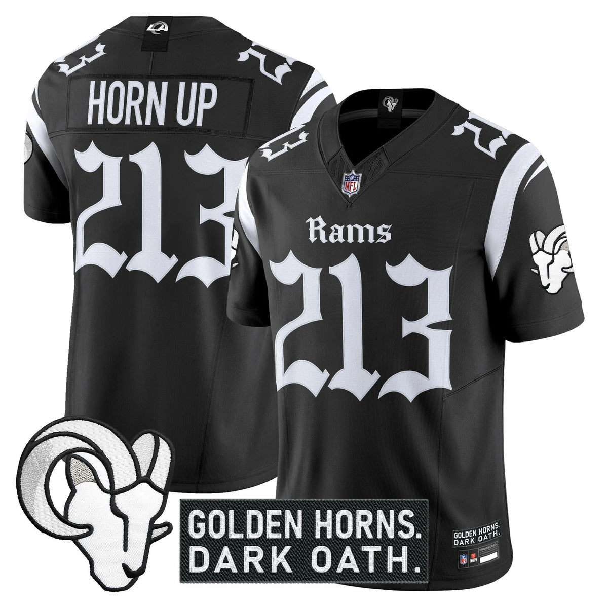 Los Angeles Rams 'Gothic Horns Reforged Edition' Vapor Limited Jersey