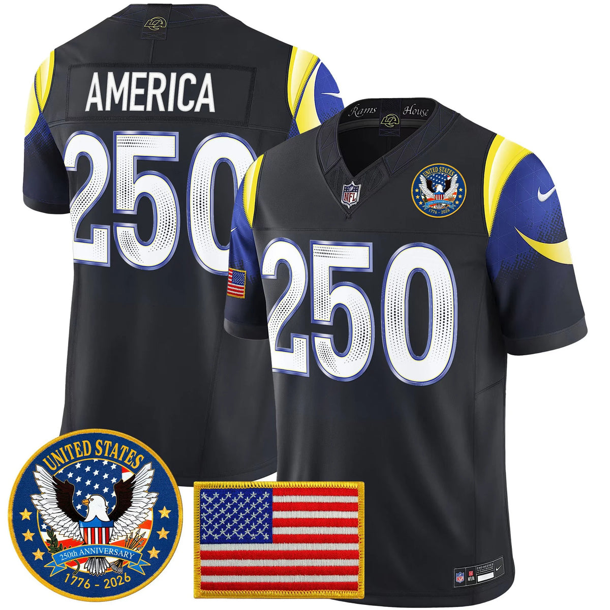 Los Angeles Rams 2025 football jersey