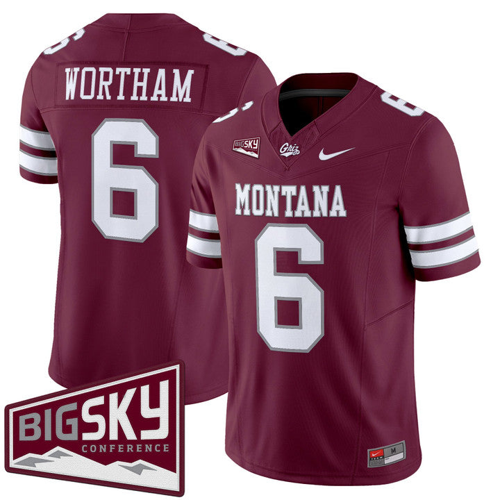 Montana Grizzlies 2025 Vapor Limited Jersey in Maroon Color