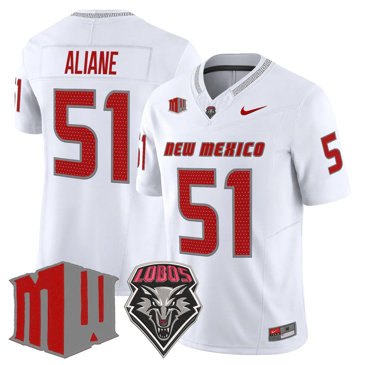 Men's New Mexico Lobos 2026 White Vapor Limited Jersey