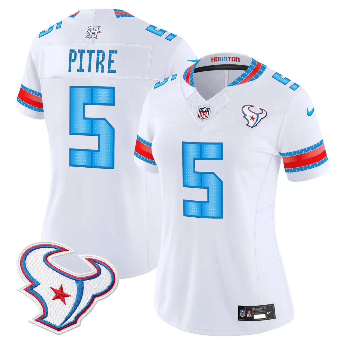 Woemn's Houston Texans 2026  Rivalries  Stitched Jersey